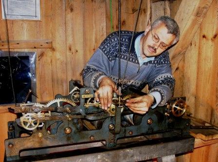 Turmuhr aus dem Werkstattportrait Langner